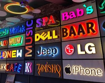 communication designs 3d lettering signage 3d letters shop etsy