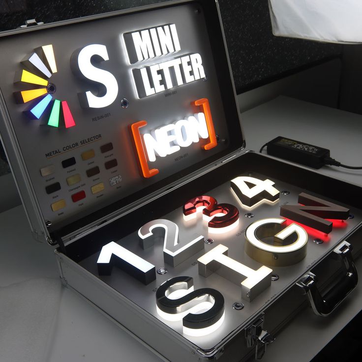 350 0us $ led sign letters sample box 3d stainless steel led channel letter for store sign electronic signs aliexpress